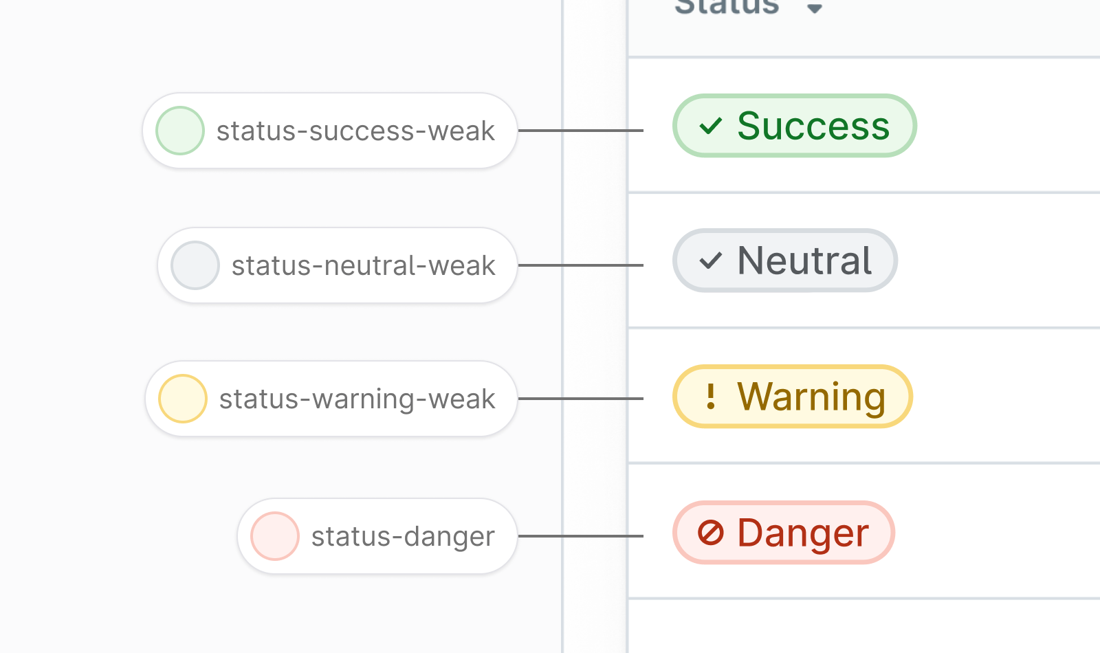 Status colors